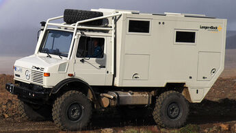 Unimog U 1550L Langer + Bock Wohnkabine Expeditionsmobil