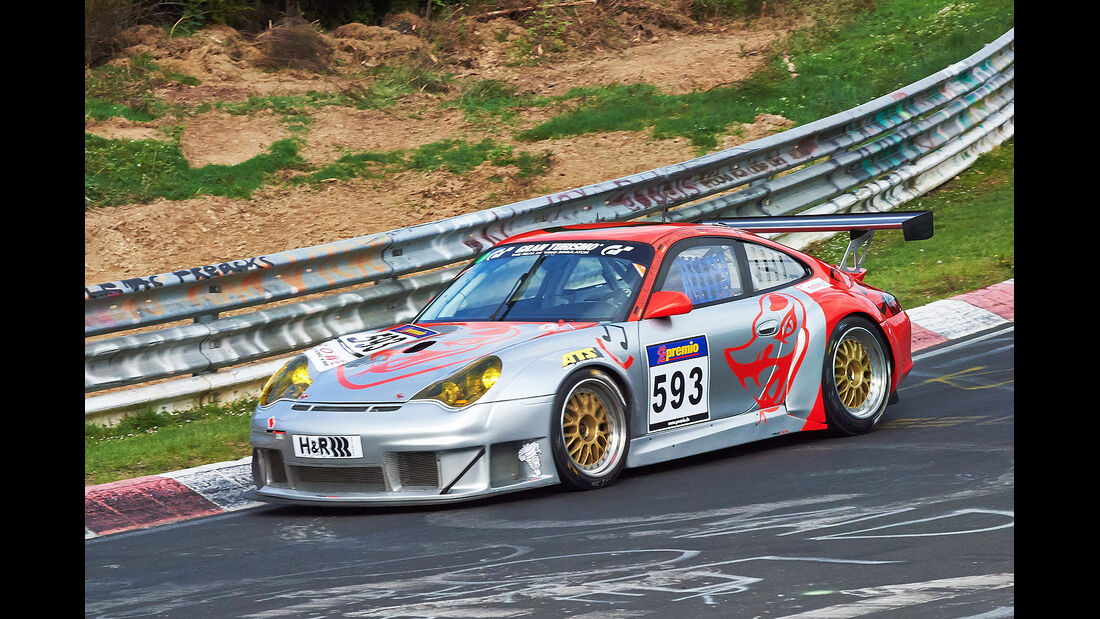 VLN 2014, #593, Porsche 996 RSR, H4, Langstreckenmeisterschaft Nürburgring