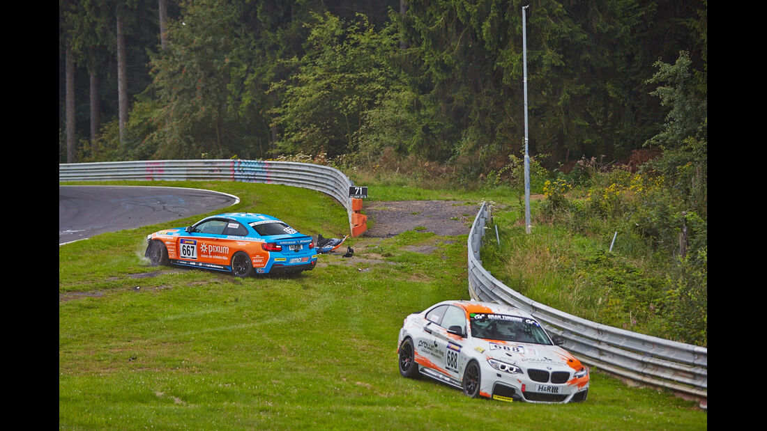 VLN - Langstreckenmeisterschaft - Nürburgring - Nordschleife - Unfälle 2014