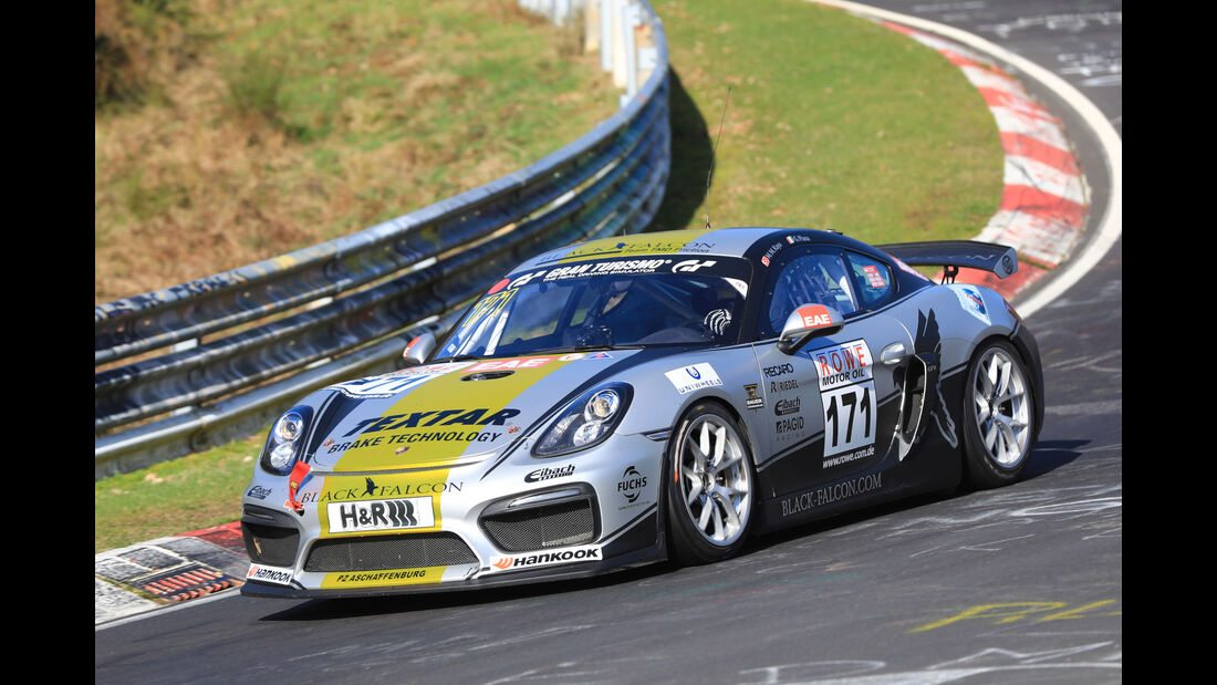 VLN - Nürburgring Nordschleife - Startnummer #171 - Porsche Cayman GT4 CS MR - Black Falcon Team TMD Friction - SP10