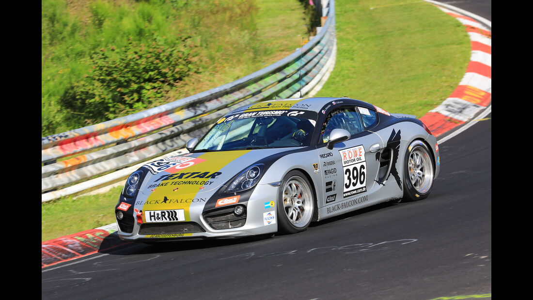 VLN - Nürburgring Nordschleife - Startnummer #396 - Porsche Cayman S - BLACK FALCON Team TMD Friction - V6