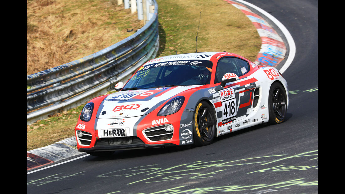 VLN - Nürburgring Nordschleife - Startnummer #418 - Porsche Cayman S - Team Securtal Sorg Rennsport - V6