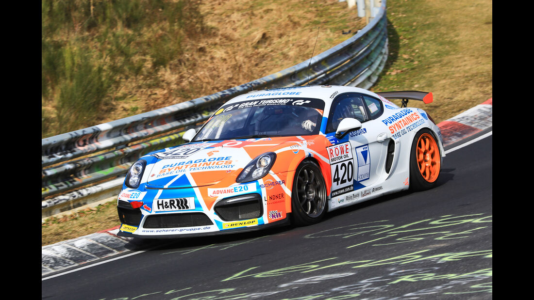 VLN - Nürburgring Nordschleife - Startnummer #420 - Porsche Cayman GT4 Clubsport - Care for Climate - AT(-G)