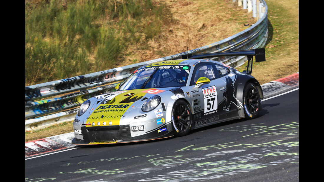 VLN - Nürburgring Nordschleife - Startnummer #57 - Porsche 911 GT3 Cup 991 MRII - BLACK FALCON Team TMD Friction - SP7