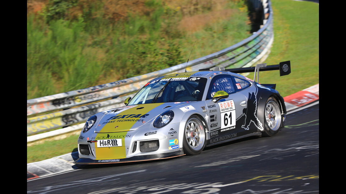 VLN - Nürburgring Nordschleife - Startnummer #61 - Porsche 911 GT3 Cup - Black Falcon Team TMD Friction - SP7