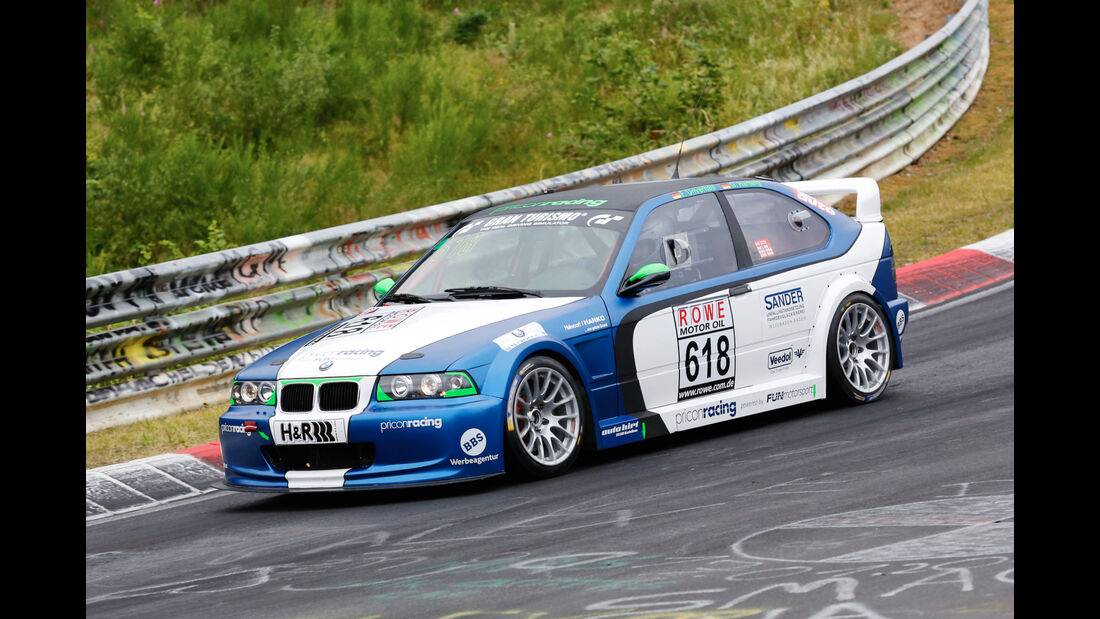 VLN - Nürburgring Nordschleife - Startnummer #618 - BMW E36 - priconracing - H2