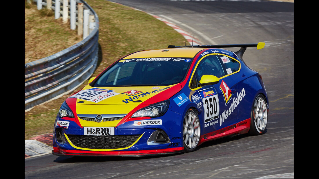 VLN2015-Nürburgring-Opel Astra OPC Cup-Startnummer #350-Cup1