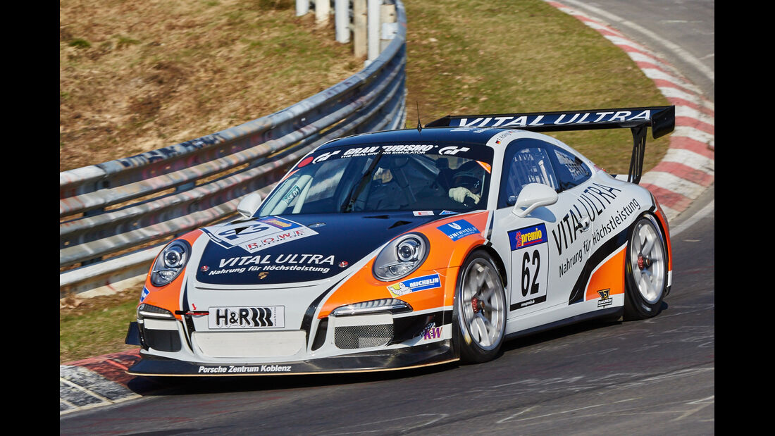 VLN2015-Nürburgring-Porsche 911 GT Cup America 991-Startnummer #62-SP7