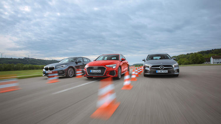 Audi A3 Sportback 35 Tdi Bmw 118d Mercedes A 200d Im Test Auto Motor Und Sport