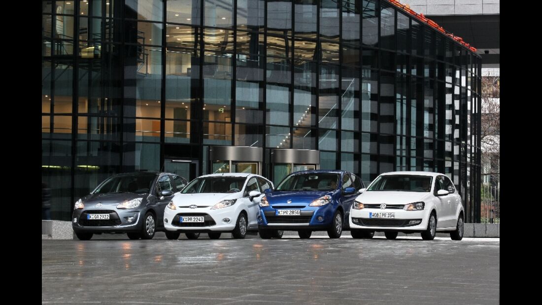 VT Citroen C3, Ford Fiesta, Renault Clio, VW Polo