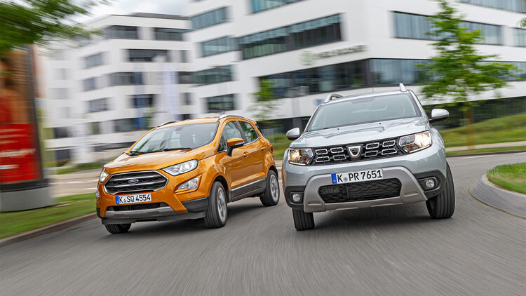 Dacia Duster Und Ford Ecosport Im Test Auto Motor Und Sport