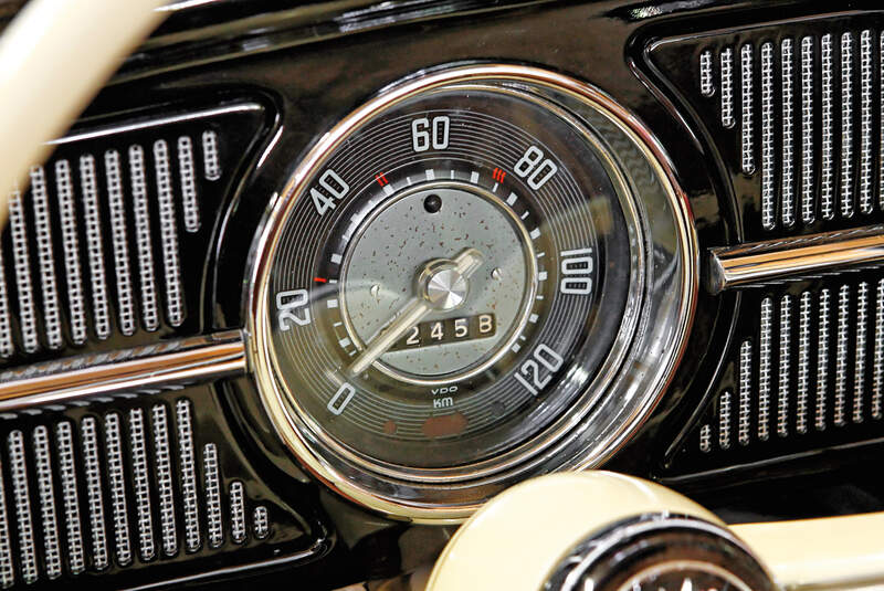 VW 1200 Cabrio, Rundinstrument