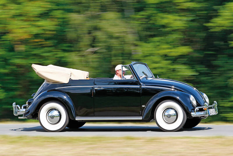 VW 1200 Cabrio, Seitenansicht