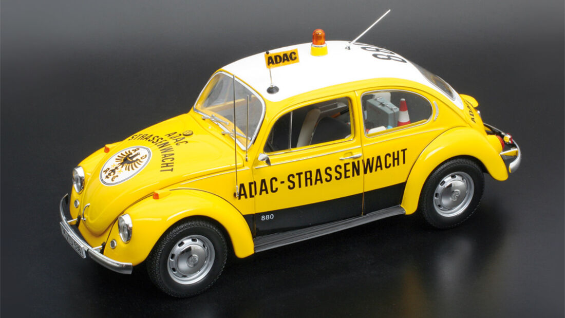 VW 1200 Käfer ADAC Straßenwacht im Maßstab 1:18