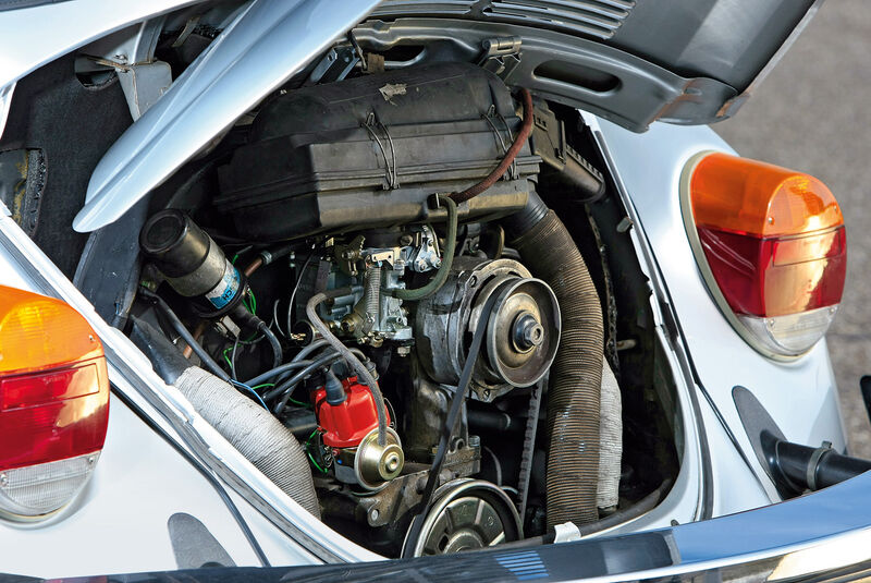 VW 1303 Cabriolet Motorraum