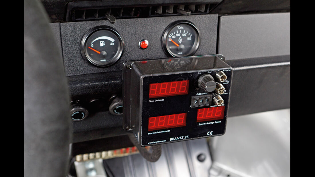 VW 1303 Rallye, Detail, Trip-Messgerät