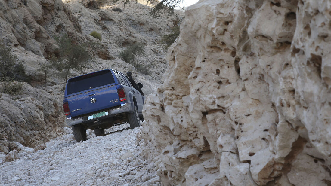 VW Amarok 190 kW Fahrbericht Oman 2018