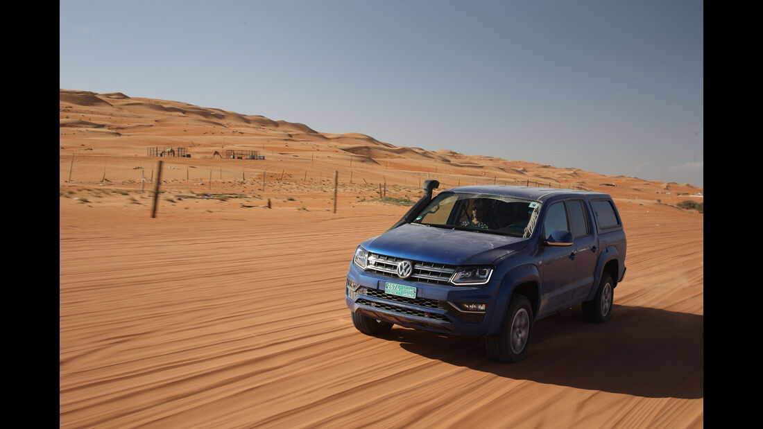 VW Amarok 190 kW Fahrbericht Oman 2018