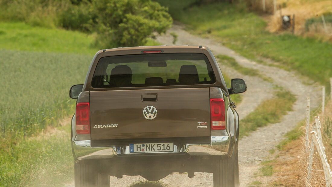 VW Amarok Double Cab 2.0 Bi TDi 4Motion BM T Highline, Heckansicht