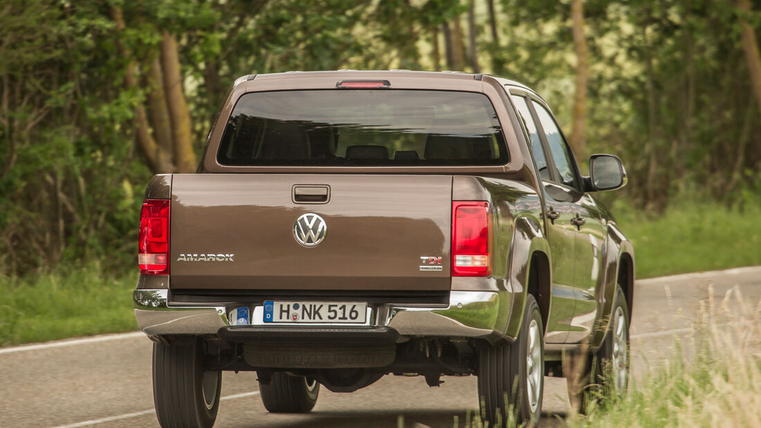 VW Amarok Double Cab 2.0 Bi TDi 4Motion BM T Highline, Heckansicht