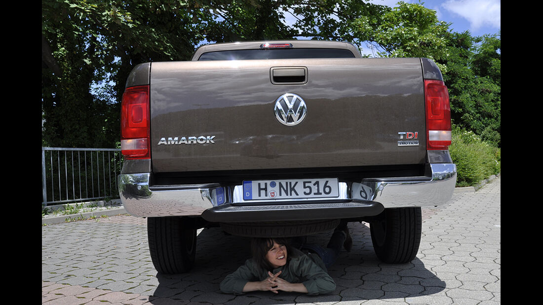 VW Amarok, Innenraum-Check, Heck