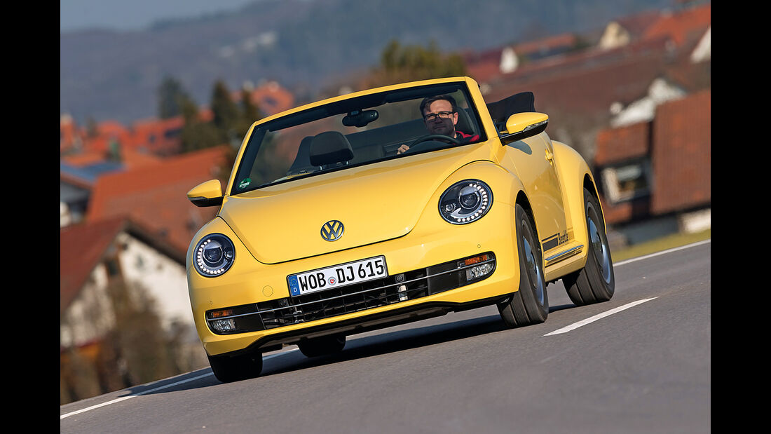 VW Beetle Cabrio 1.4 TSI, Frontansicht
