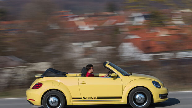 VW Beetle Cabrio 1.4 TSI, Seitenansicht