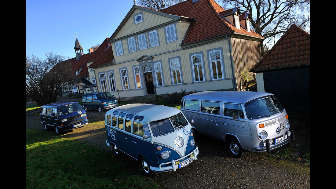 VW Bus, Generationen, T1-T4