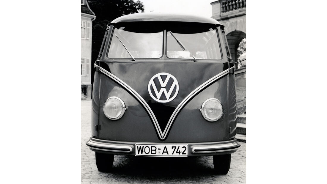 VW Bus T1 Achtsitzer Samba 75 Jahre ams