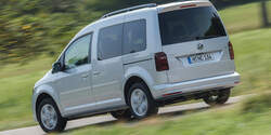 VW Caddy 2.0 TDI, Heckansicht