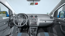 VW Caddy Blue Motion, Cockpit