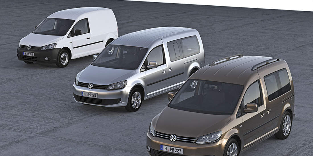 VW Caddy Modelljahr 2010, Gruppenbild