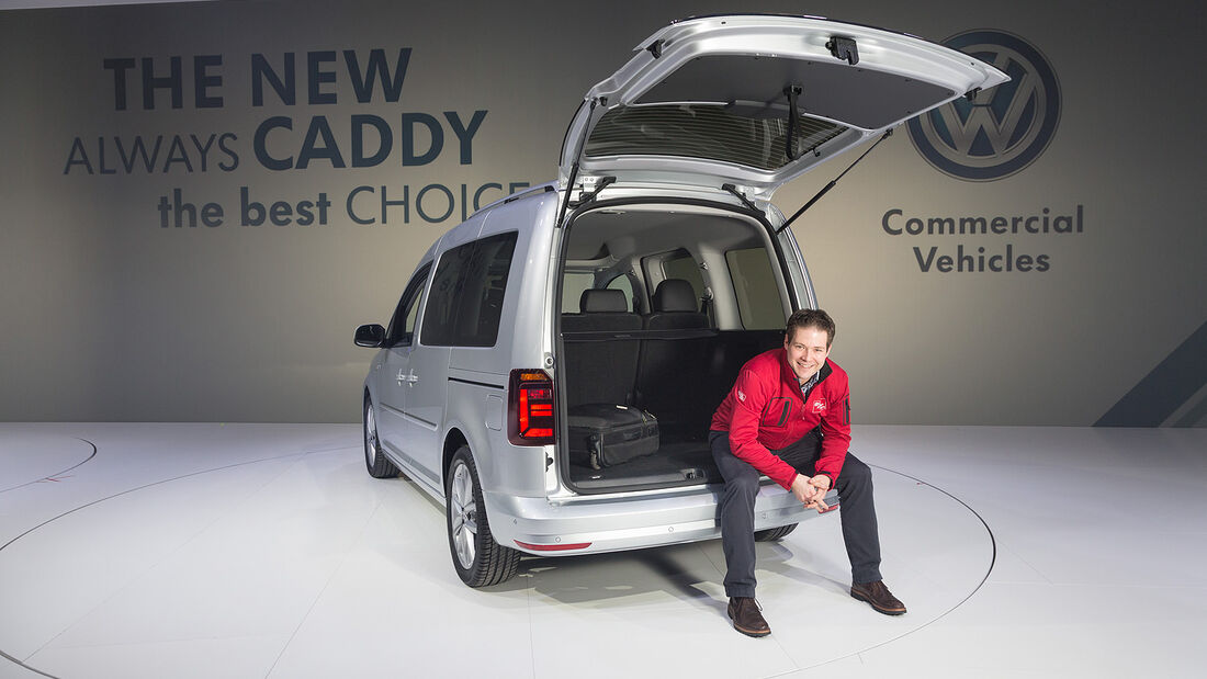 VW Caddy Sitzprobe