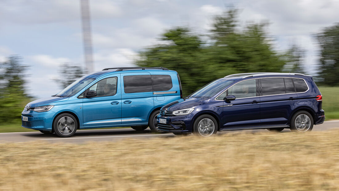 VW Caddy, VW Touran, Exterieur