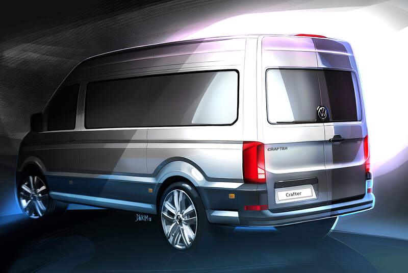 VW Crafter Designskizze