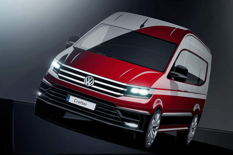 VW Crafter Designskizze