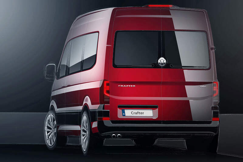 VW Crafter Designskizze