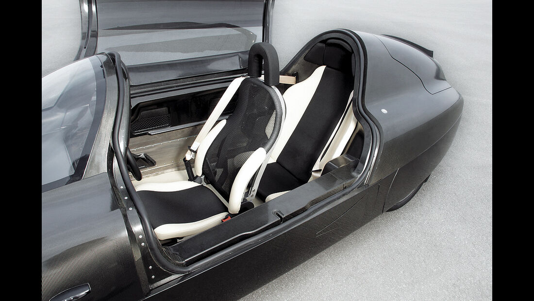 VW Einliter-Auto, 1 Liter-Auto, Innenraum, Sitze