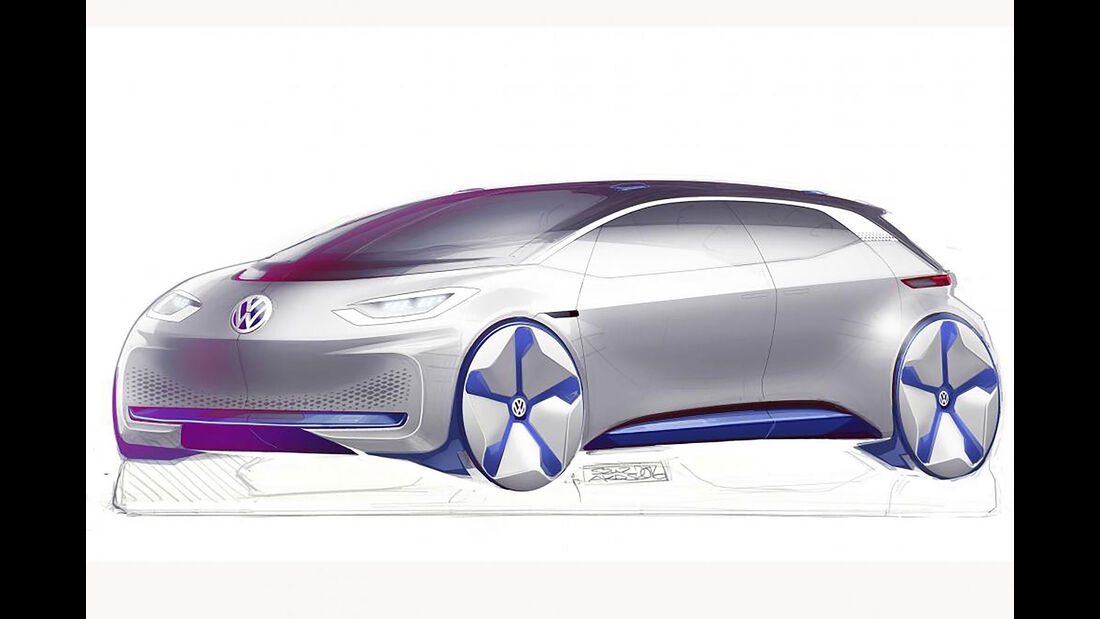 VW Elektroautokonzept Paris 2016