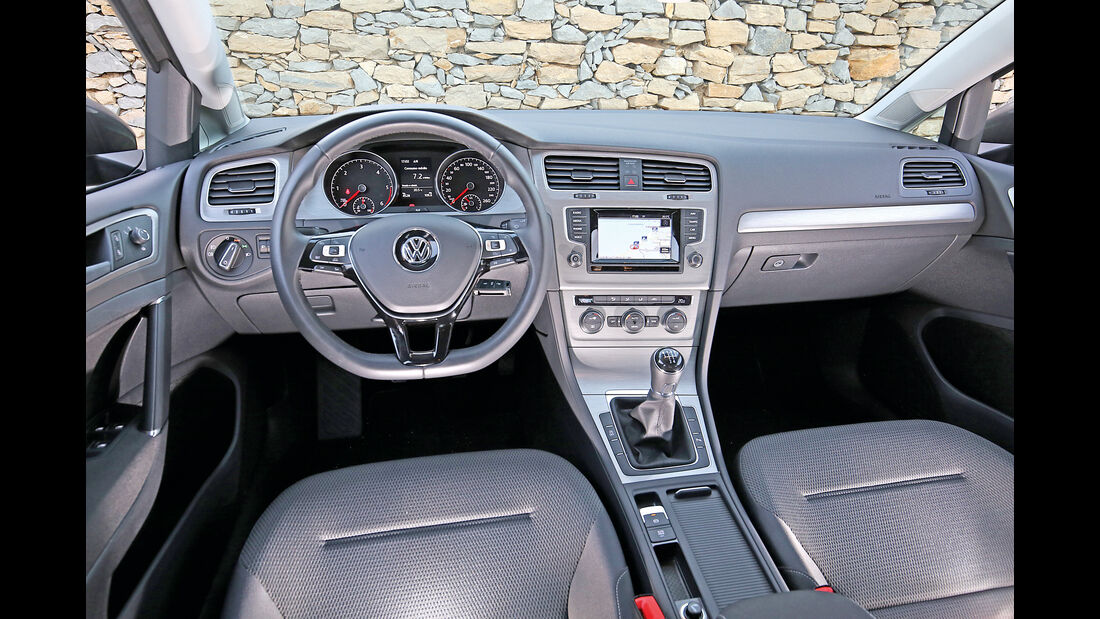 VW Golf 1.6 TDI, Cockpit