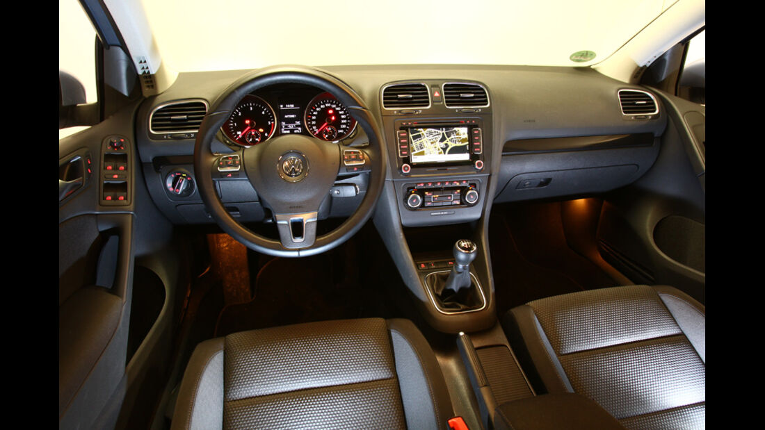 VW Golf 1.6 TDI, Innenraum, Cockpit