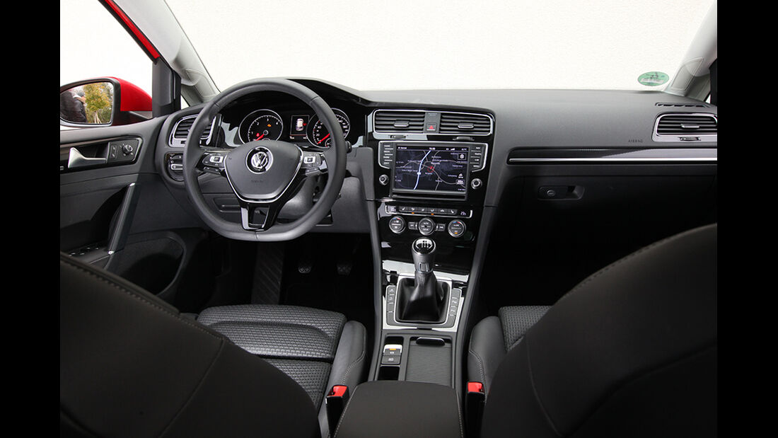 VW Golf 2.0 TDI, Cockpit