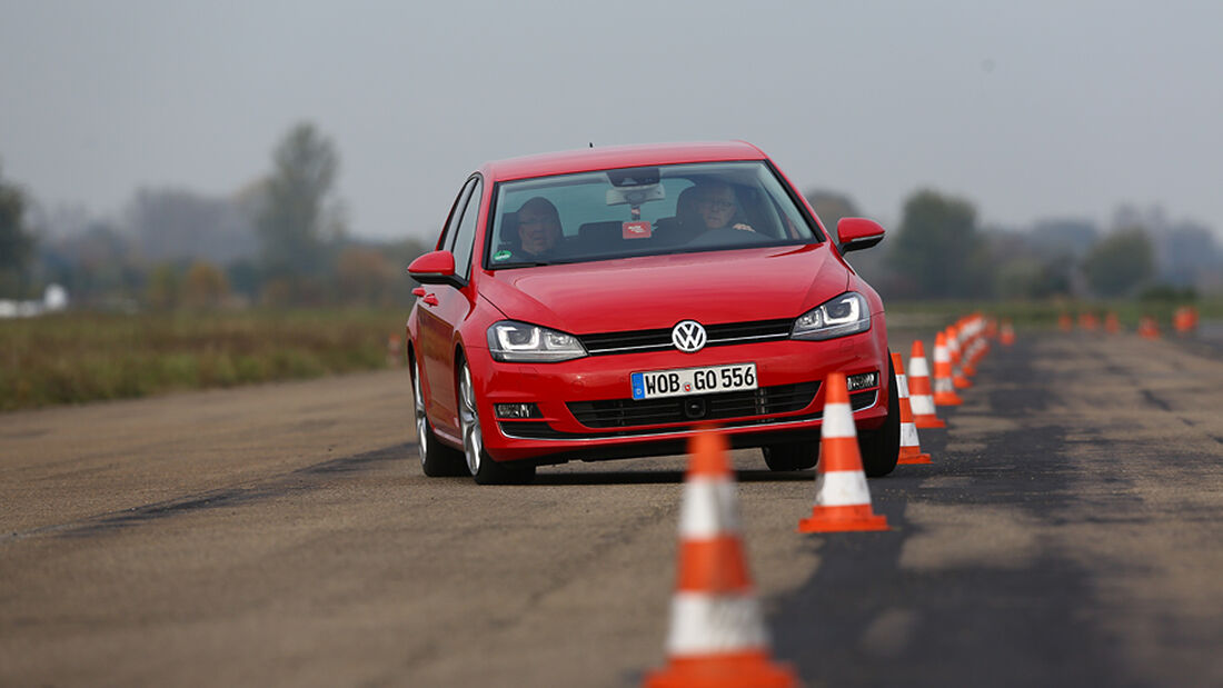 VW Golf 2.0 TDI, Slalom