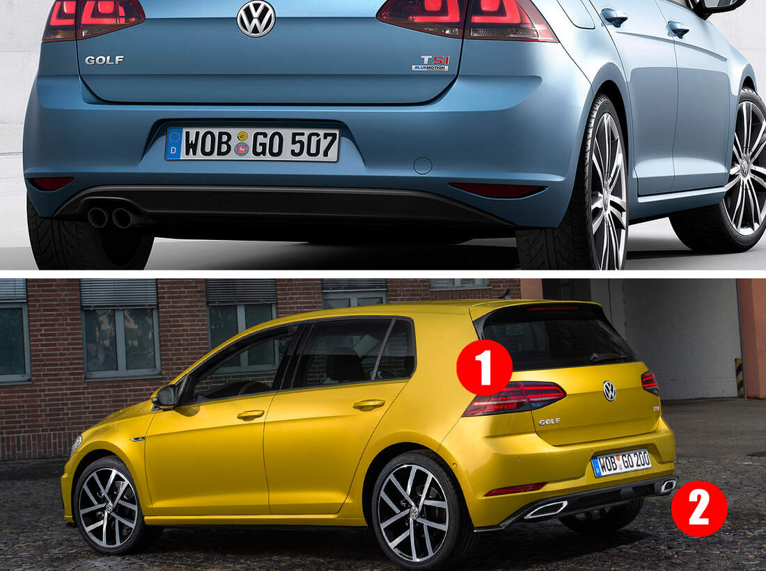 Golf 7 Facelift Unterschied