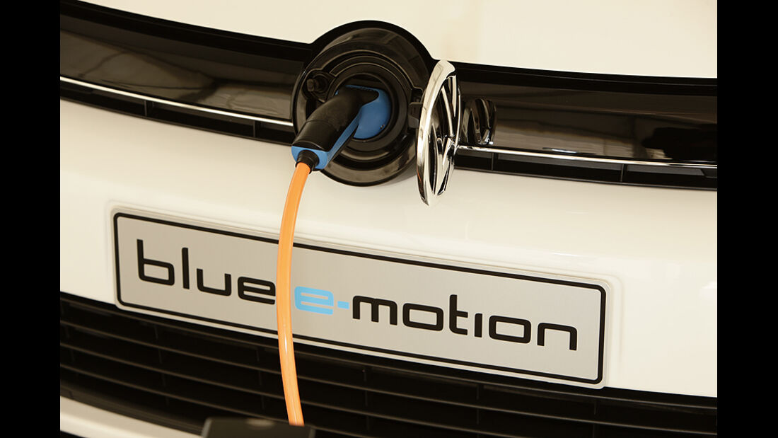 VW Golf Blue-E-Motion, Ladeanschluss