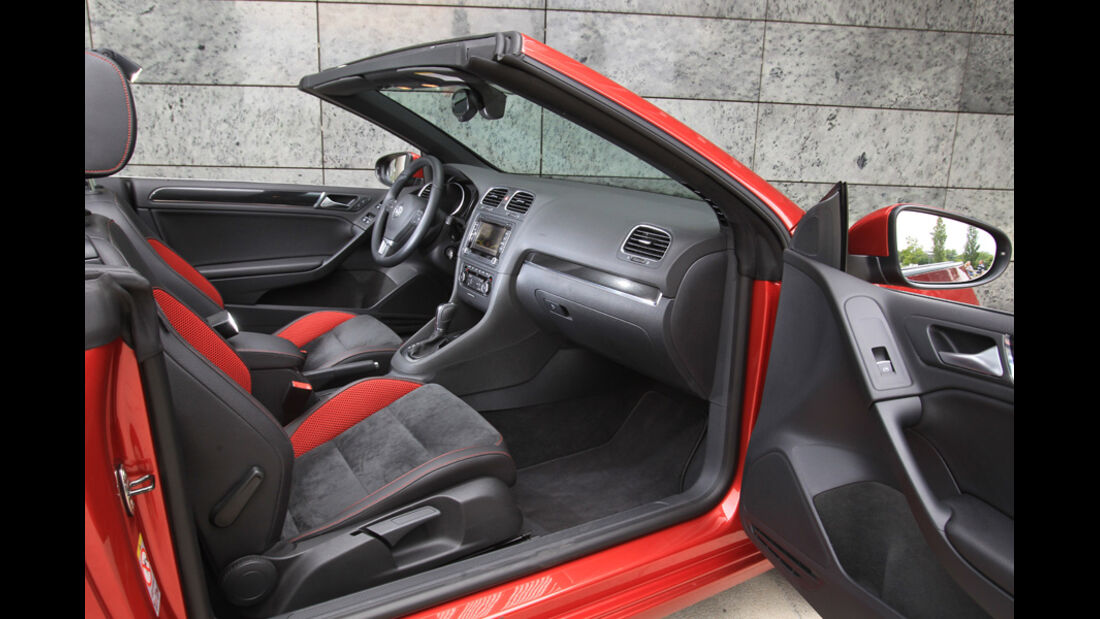 VW Golf Cabrio 1.4 TSI, Vordersitze, Cockpit