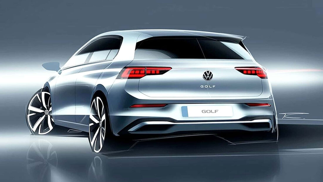 VW Golf Facelift Teaser