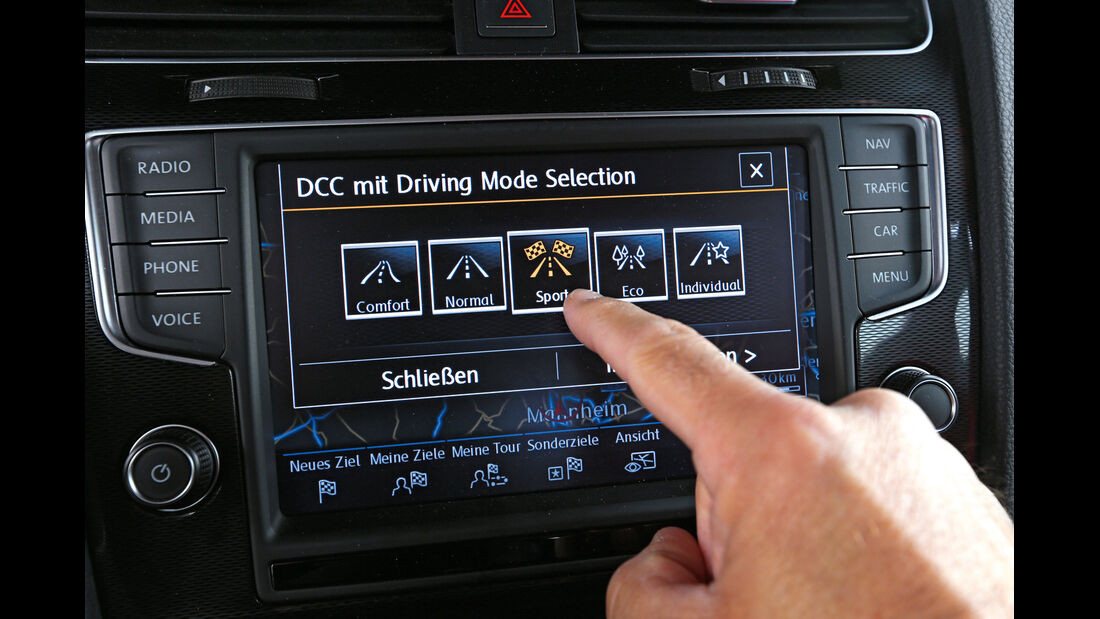 VW Golf GTI Performance, Touch-Screen