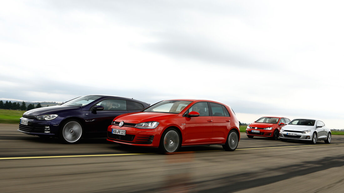 VW Golf GTI vs. GTD und Scirocco TSI vs.TDI