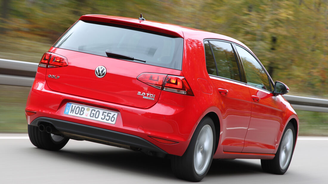 VW Golf, Heckansicht